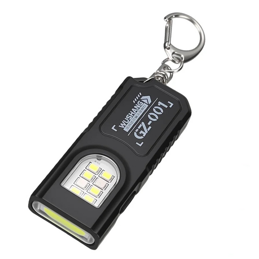 Hemasa LED COB Mini Flashlight USB Rechargeable Mini Torch Portable Working Light With Magnet Outdoor Emergency Hiking Fishing Lantern