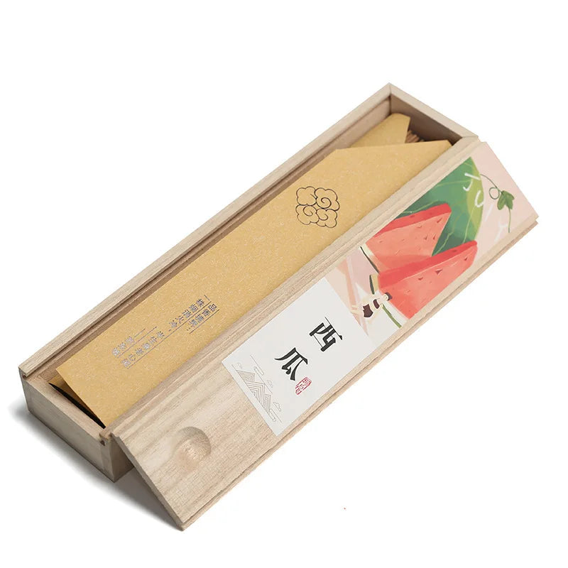 Hemasa 75g Stick Incense Sandalwood Fragrance Home Indoor Incense Room Odor Removing Bedroom Fruit Sleep Strawberry Fragrance