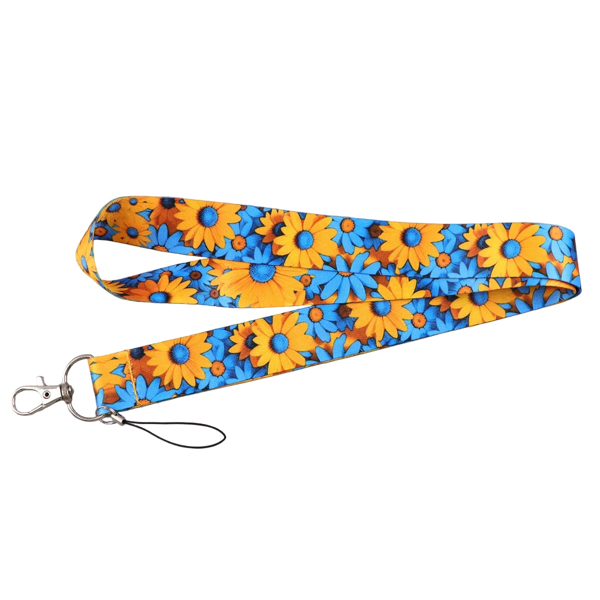 Tejesa Beautiful Flowers  Colorful Lanyards for Keys Neck Strap ID Card Gym Phone Straps DIY Hang Rope Lariat Keyrings