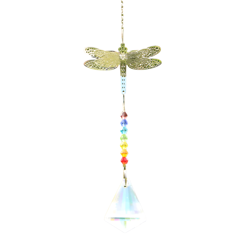Hemasa 1PCS AB Crystal Suncatchers/Dragonfly Pendant/Window Decor Christmas Birthday Gifts
