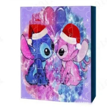 Tejesa Advent Calendar Cartoon Doll Christmas Decorative Gifts New Year 24 Days Countdown Surprise Blind Box