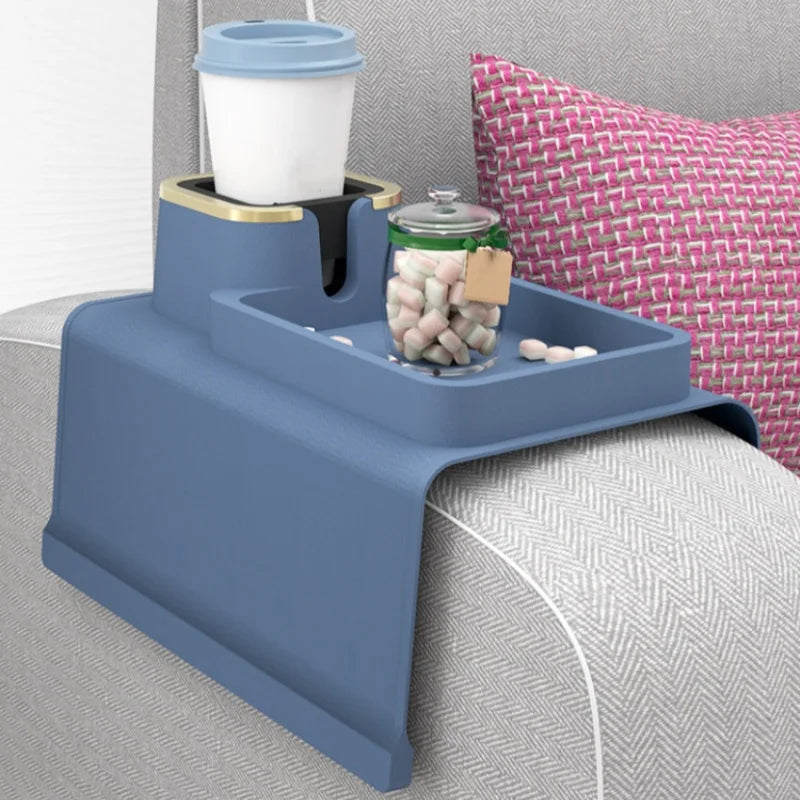 Sofa cup holder tray, silicone non-slip sofa drink holder, strong weight mobile phone/remote control/snack sofa cup holder
