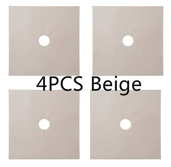 Hemasa  4PCS Gas Stove Protector Stovetop Burner Covers / Washable Mat Cooker Cover  cooking  stove cover