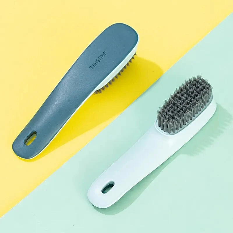 Hemasa 2Pcs Shoe Cleaning Brushes  Plastic Clothes Scrubbing Household Multi-functional Cleaning Tools