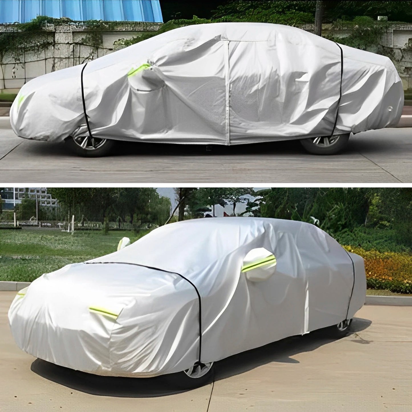 Tejesa 8/2Pcs Car Cover Windproof Belt Nylon Adjustable Car Hood Safety Protectio Belt Car Clothe Gust Fix Belt Car Hood Windproof Rope