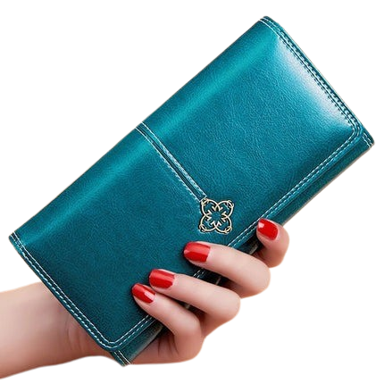 Women's Leather Wallet Woman Luxury Long Wallets Fashion Women Purses Money Bags 2022 Handbags Womens Purse Cards Holder