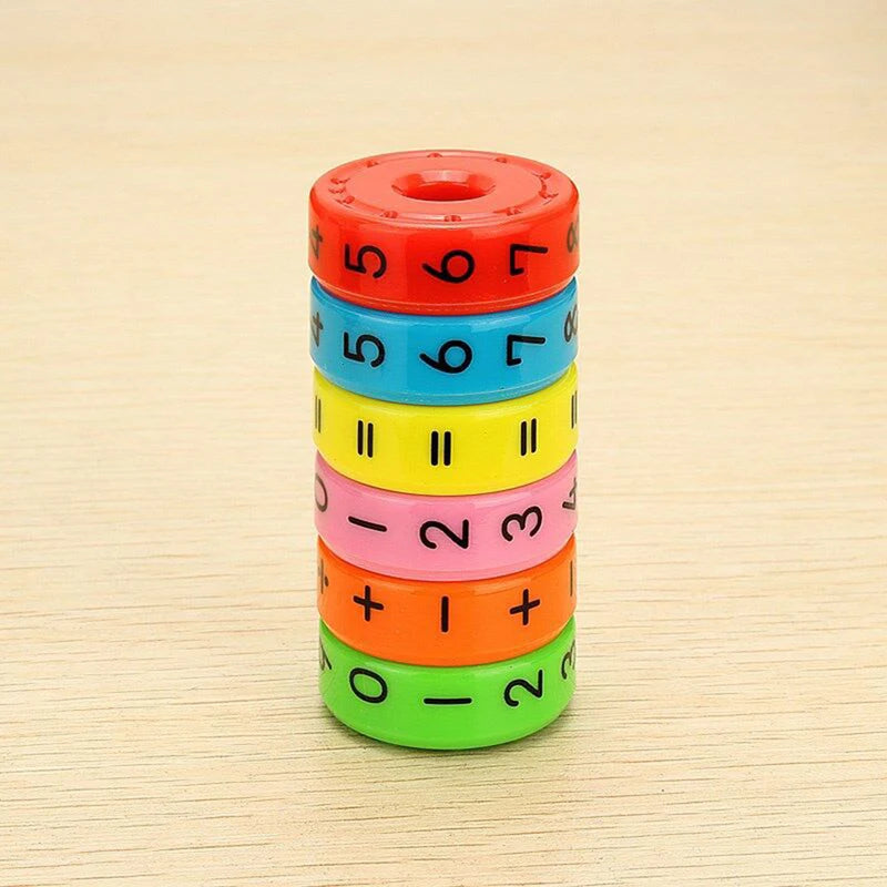Children Magnetic Mathematics Digital Learning Educational Toys Magic Intelligence Arithmetic Maths Puzzle Cube For Kids Gift