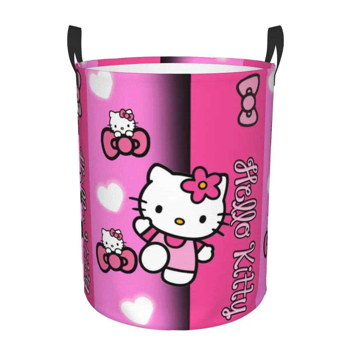 Hemasa Hello Kitty Laundry Basket Large Storage Basket Cartoon Sanrio Girls Boys Toy Organizer