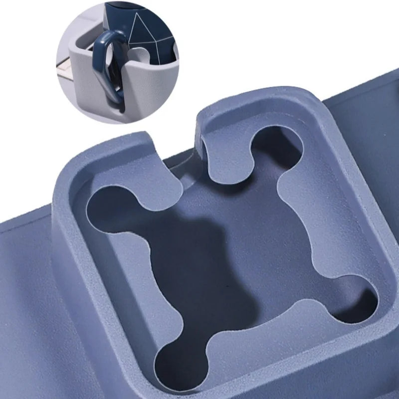 Sofa cup holder tray, silicone non-slip sofa drink holder, strong weight mobile phone/remote control/snack sofa cup holder