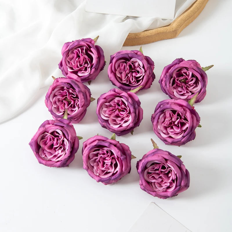 Artificial Flowers Silk Peony Home vase table Party Wedding Decoration Outdoor Garden Christmas Wreaths Flower Wall Scrapbooking