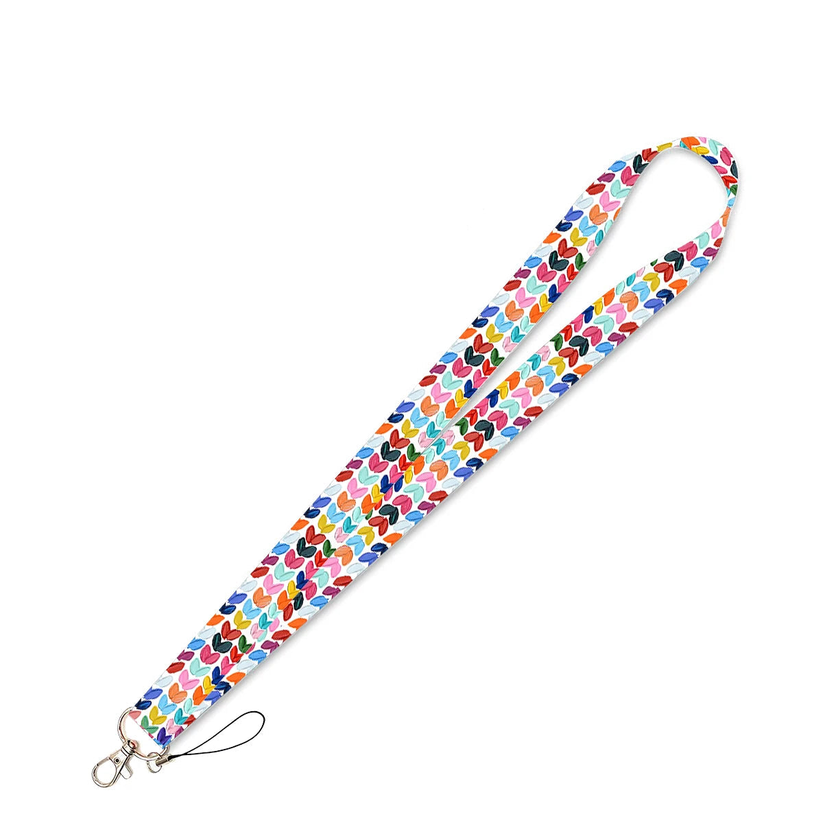 Tejesa 2pcs Beautiful Lanyard Keys Chain Badge Holder ID Credit Card Pass Hang Rope Lariat Mobile Phone Charm Accessories Gifts Wholesale