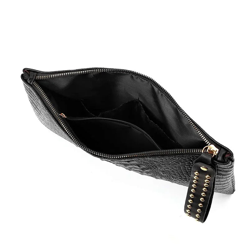 Hemasa Fashion Luxury Handbags Women Bag PU Leather Clutch  Bag/ Wristlet Bag