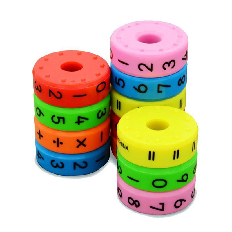 Children Magnetic Mathematics Digital Learning Educational Toys Magic Intelligence Arithmetic Maths Puzzle Cube For Kids Gift