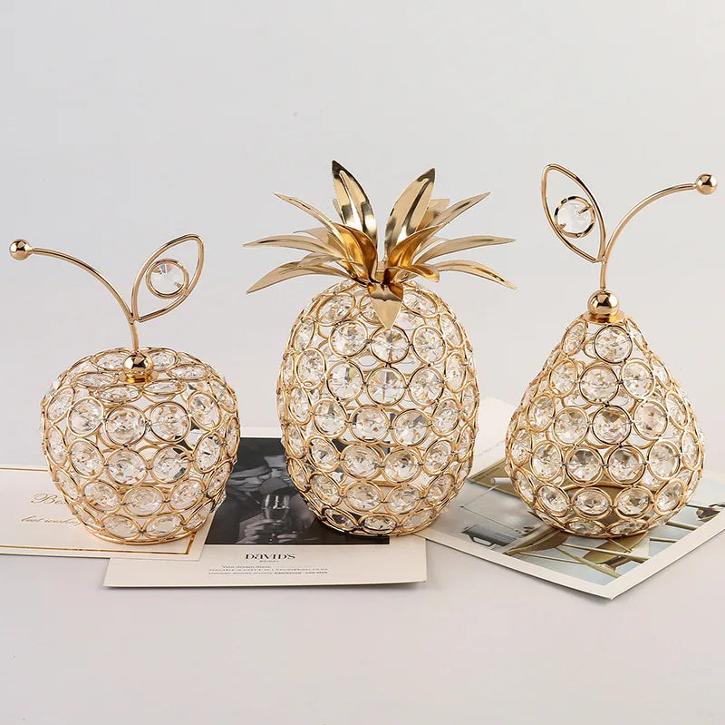 Hemasa  Crystal Crafts Apple Sydney Pineapple Style Home Decoration Decoration Scene Layout