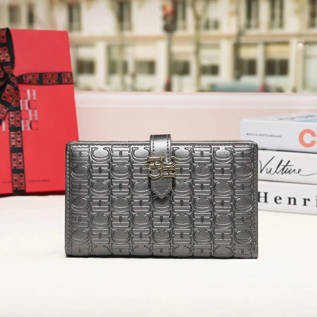 CH Luxury Brand Spring Fashion Women's Wallet Large Capacity Slot Coin 2025 High Quality Wallet Coin Wallet