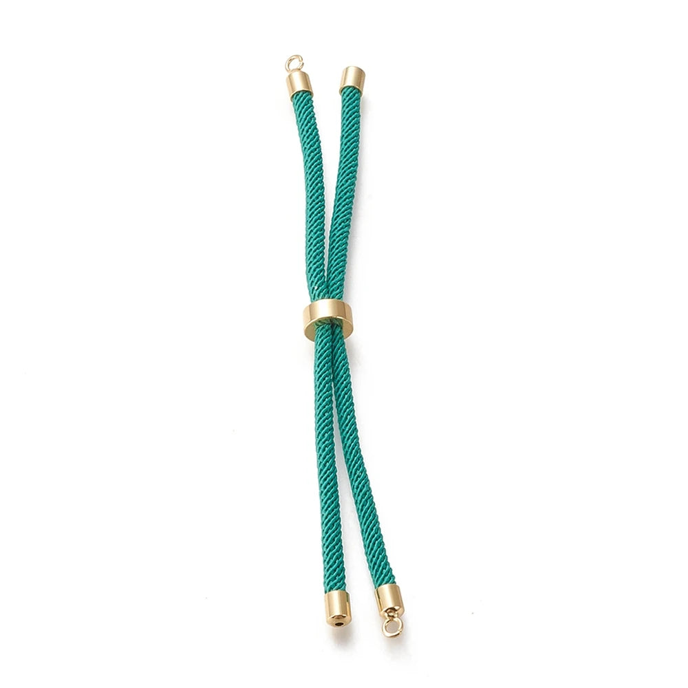 Tejesa 10Pcs Nylon Twisted Cord Bracelet /Adjustable Bracelets for women/Girls