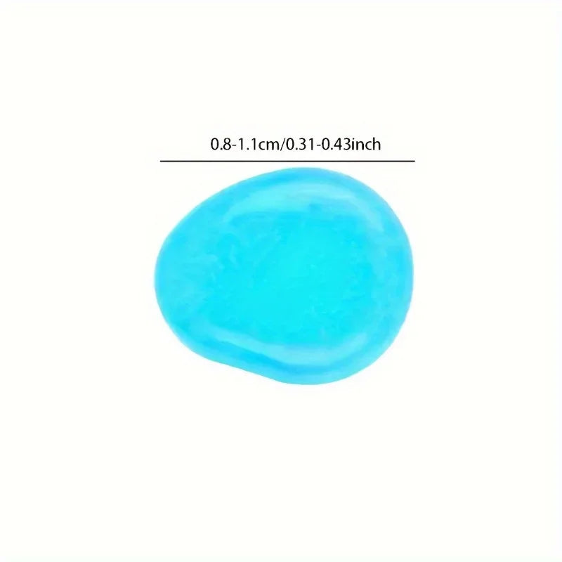 500Pcs Glow in The Dark Garden Pebbles, Gardening Luminous Glow Stones Outdoor Decor Glowing Water Fish Tank Gravel