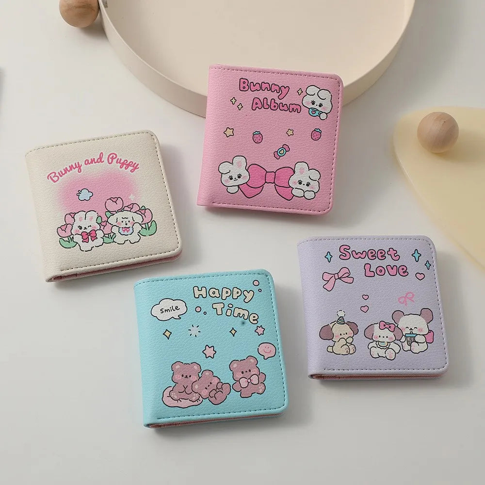 Creative Cartoon Student Wallets Portable Card Organizer Girls Card Holder Portable Coin Money Pouch Women Wallet Female Purses