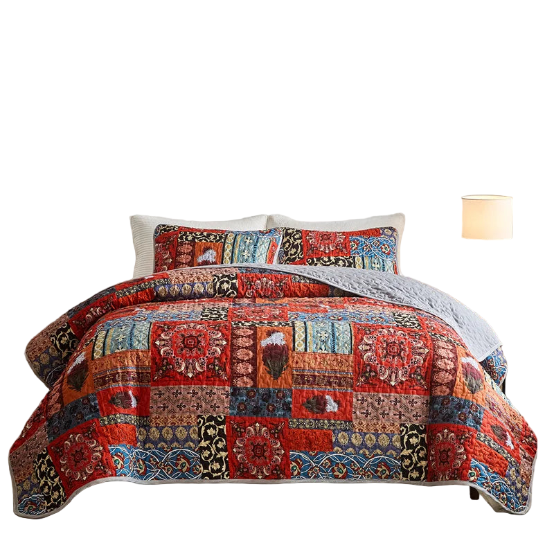 Tejesa Lightweight Bed Coverlets for All Seasons/ Soft Bedspreads Queen Quilt Bedding Set with Pillow Shams, Quilt Queen King Coverlet