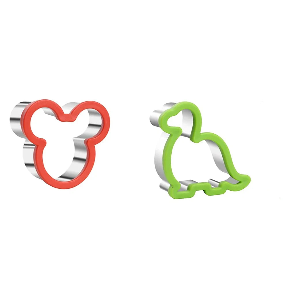 Hemasa Sandwich Cutters For Children Kids Heart Star Mickey Bread Toast Lunch Bento Box Food Cookie Sandwich Makers Molds