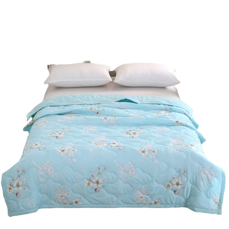 Hemasa Quilted summer single double bed light Printed quilt core Air conditioning quilting twin queen size duvet Thin plaid comforter