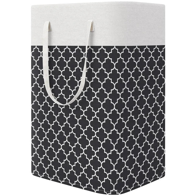 Tejesa Waterproof Fabric  for Simple Clothes Storage Box Foldable Bag Large Capacity Laundry Basket