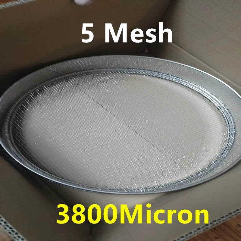 Hemasa 4-500M Round Stainless Steel Shakers Kitchen Flour Powder Filter Screen Soil Strainer