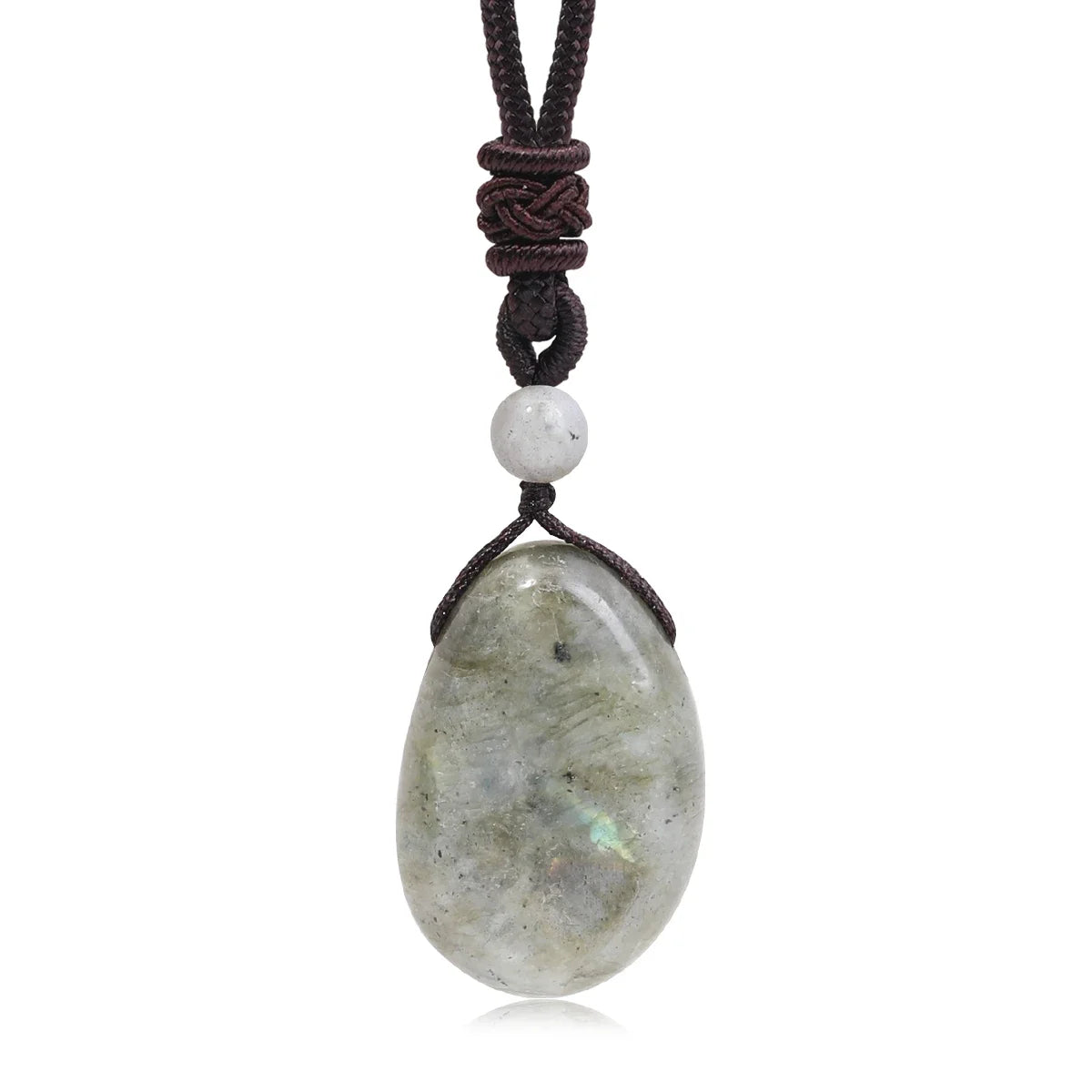 Hemasa Natural Gemstone Amethyst Rose Quartz Clear Quartz Necklace Pendants For Men And Women Health Wealth jewelry