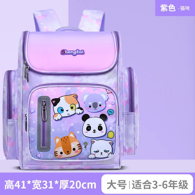 2024 Waterproof Children School bags for Boys Girls Kids Cartoon Schoolbag Orthopedic Primary School backpack mochilas infantil