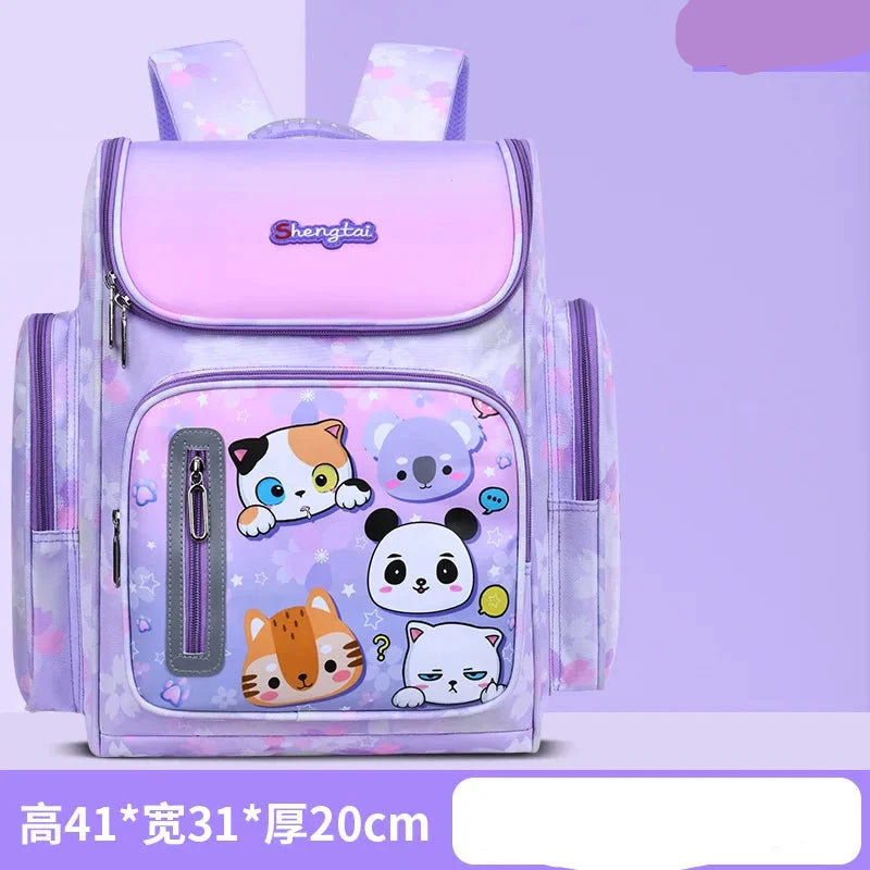 2024 Waterproof Children School bags for Boys Girls Kids Cartoon Schoolbag Orthopedic Primary School backpack mochilas infantil