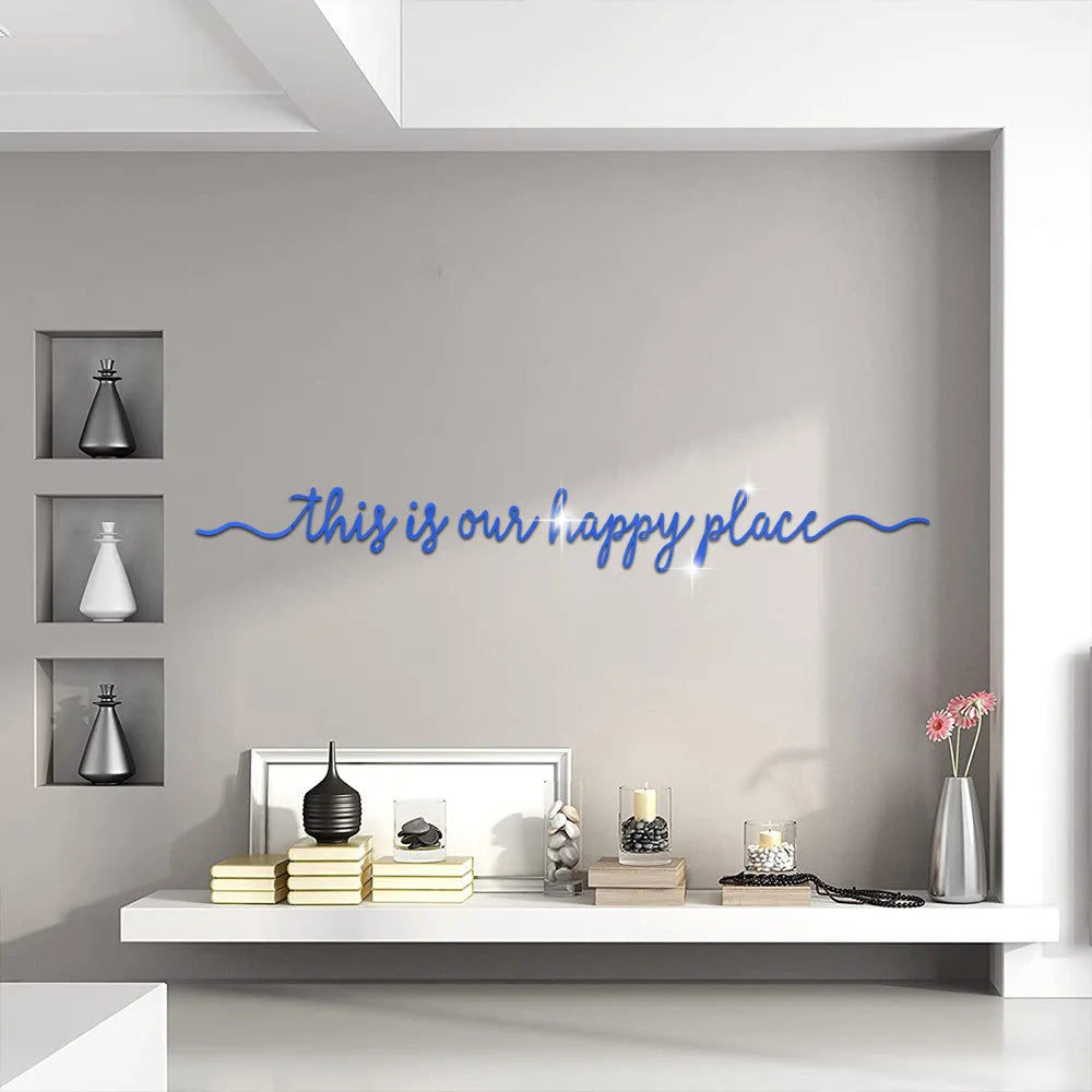 Hemasa Mirror acrylic three-dimensional wall paste bedroom living room kitchen wardrobe self-adhesive decoration living room decoration