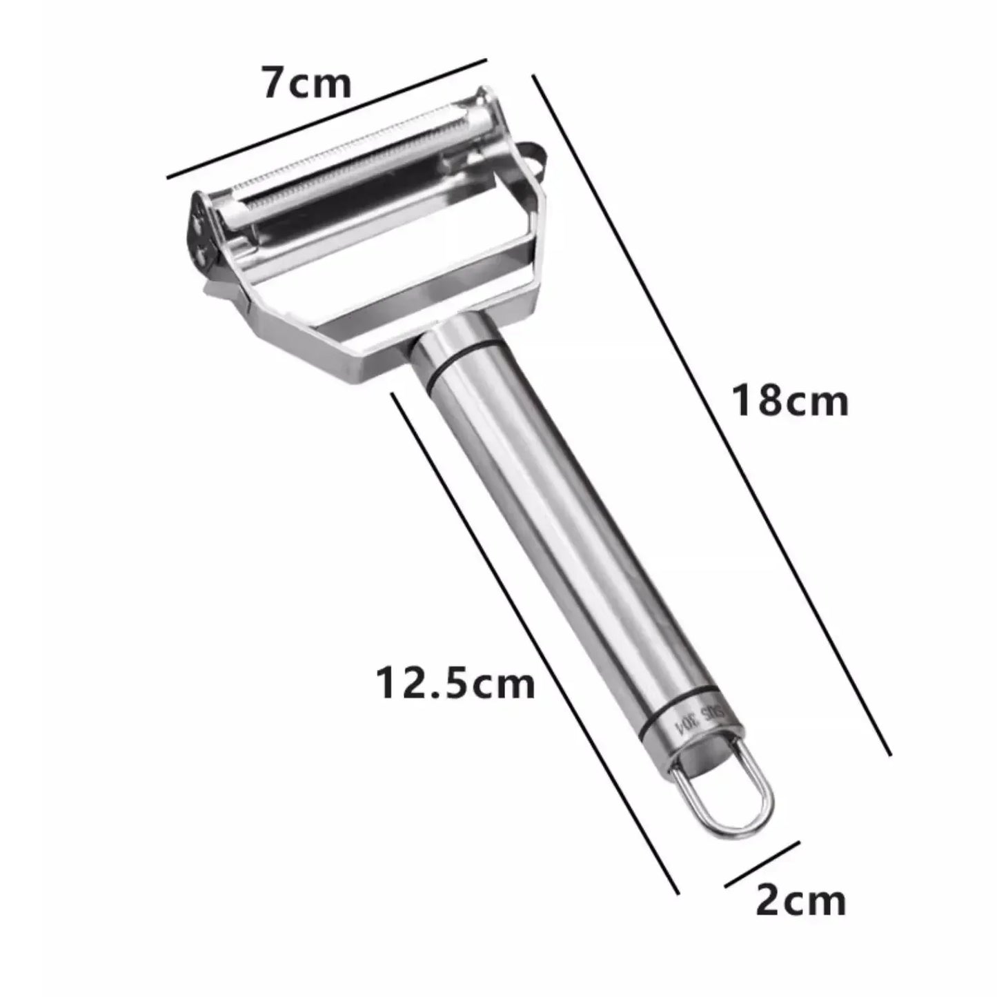 Hemasa Stainless Steel Peeler Fruit Vegetable Melon Potato Carrot Cucumber Multifunction Grater Julienne Peeler Slicer Kitchen Tool