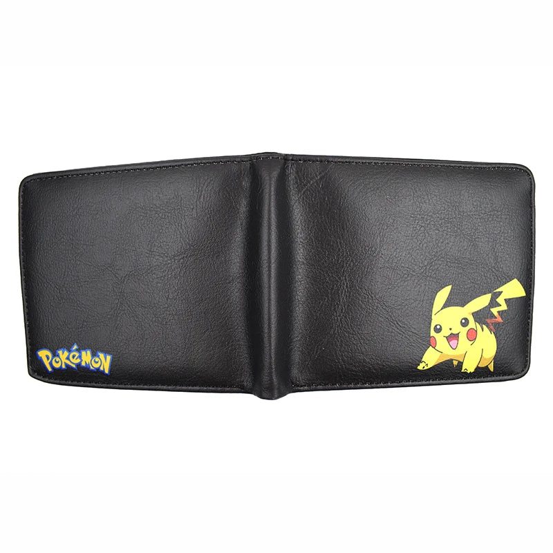 Hemasa Anime Cartoon Pikachu Charmander Wallet Cool Short Purse with Coin Pocket