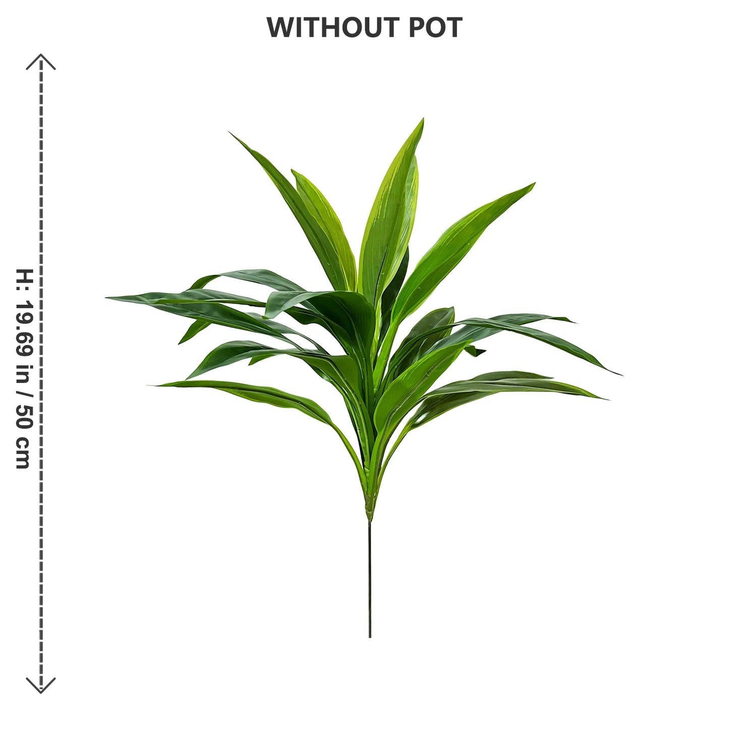 Tejesa 50-225CM Artificial green Dracaena plant tree indoor outdoor ornament fake plant for Home garden Room wedding decor halloween