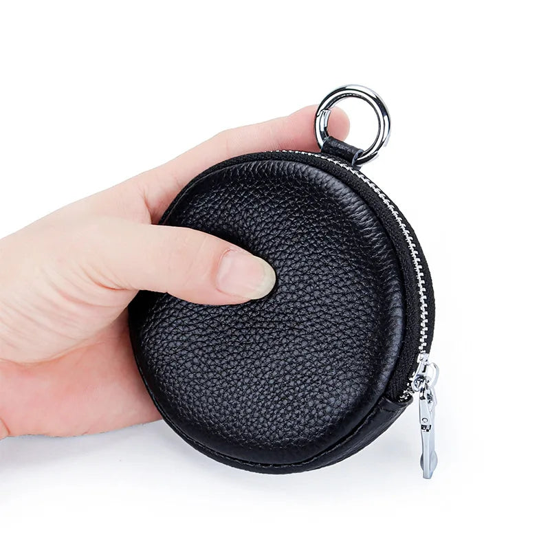 Hemasa  Coin Purse Change Pouch for Women Key Ring Wallet / Round Purse with Zipper