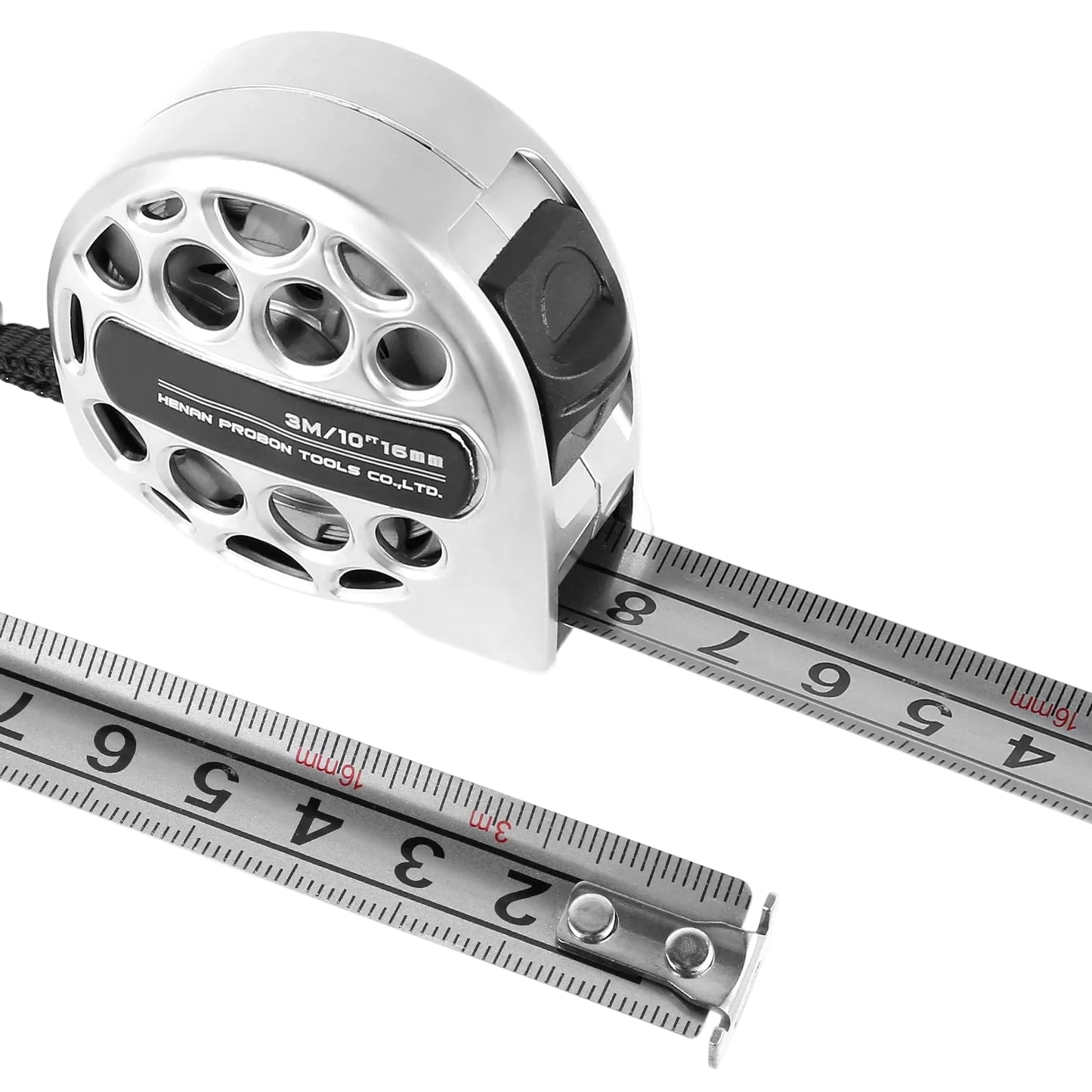 Tejesa 9.8FT Retractable Tape Stainless Steel Measuring Tape Waterproof Woodworking Measure Ruler for Household Agricultural Industrial