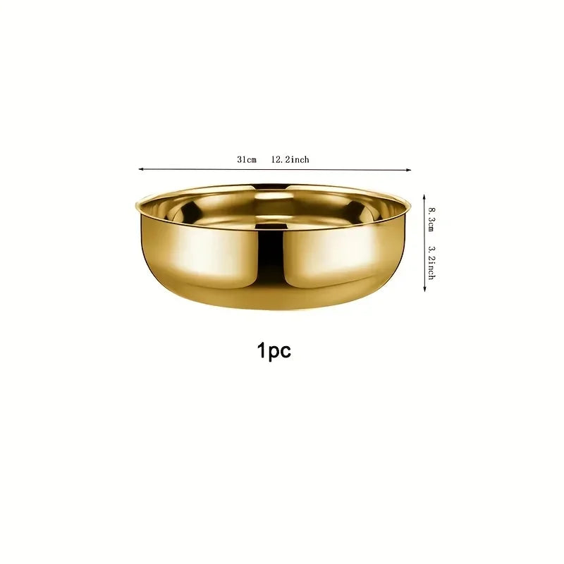 Tejesa Stainless Steel Large Capacity Bowl, Vegetables, Stirring Salads