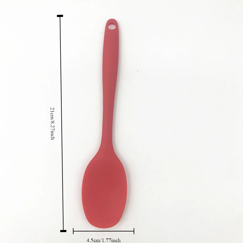 Hemasa  Silicone Spoon Cake Putty Bakeware Large Unity Spoon Utensil Butter Cooking Silicone Spatula for Kitchen Gadgets