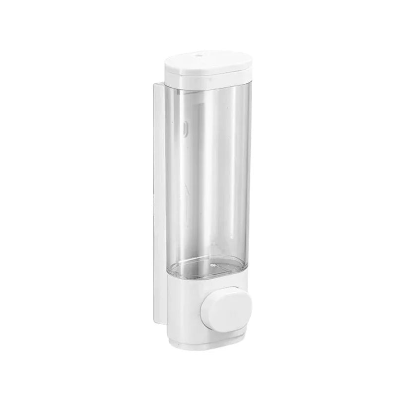Tejesa Bathroom Hotel-Style Washing and Protecting Dispenser Set / Drill-Free  / Shower Gel/Shampoo Dispenser + Cleaning St
