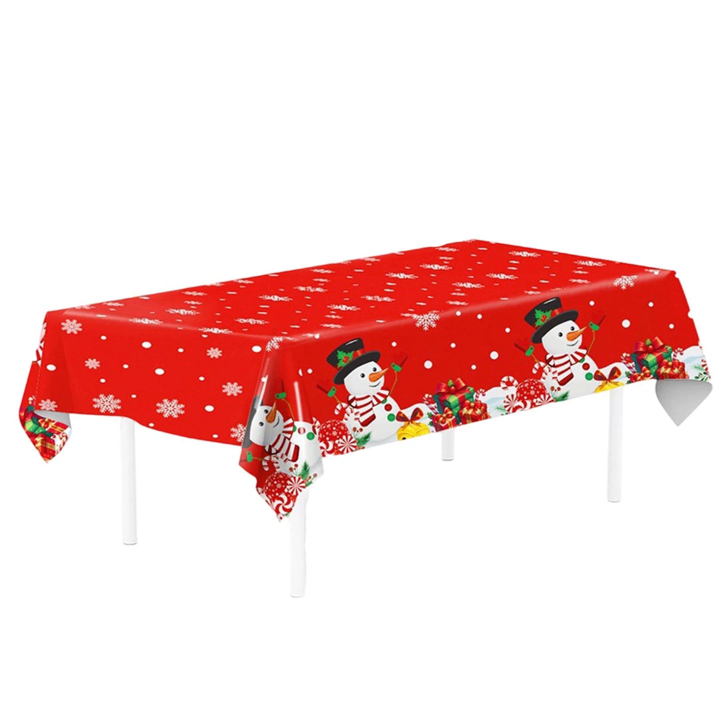 Tejesa Christmas Theme Party Tablecloth / Party Venue Layout Decorations Christmas Decoration Table Cloth