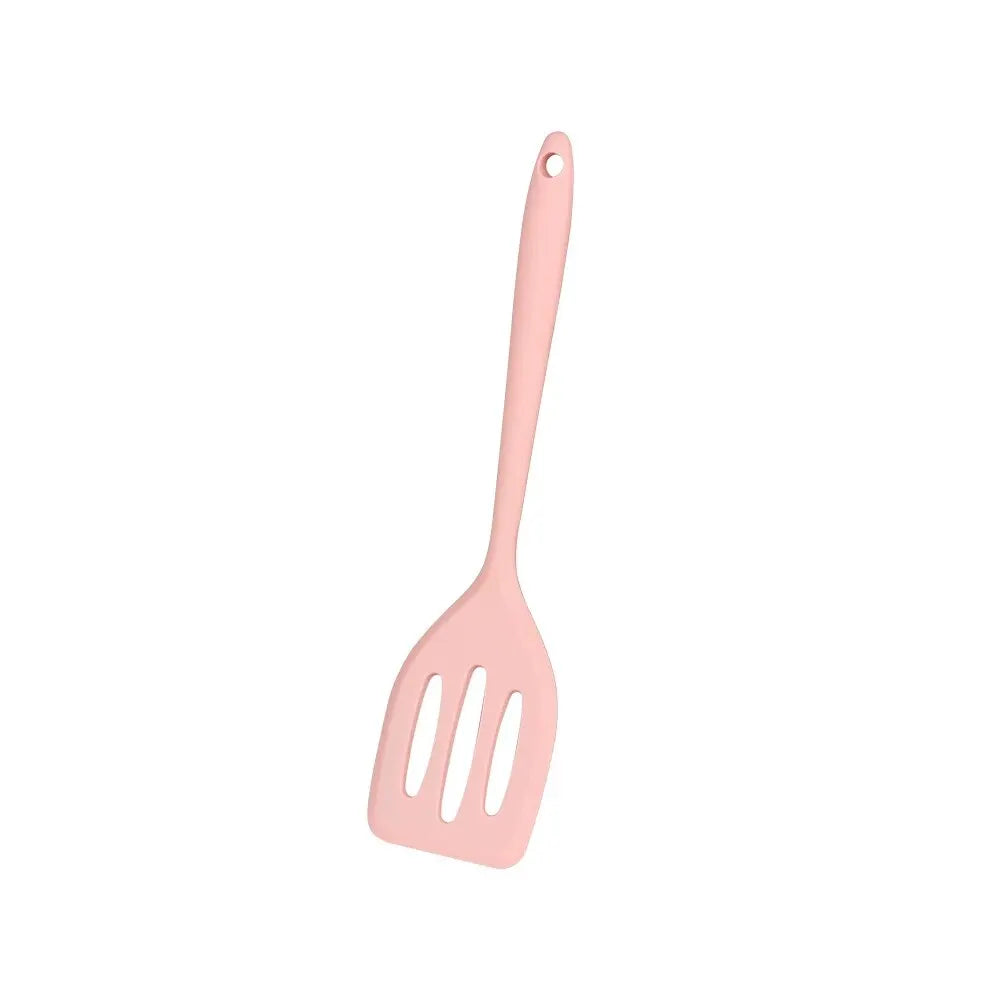 Hemasa 3Pcs Small Silicone Heat-resistant and Non Stick  Frying  pan Spatula Flat Bottom Pan Spatulas