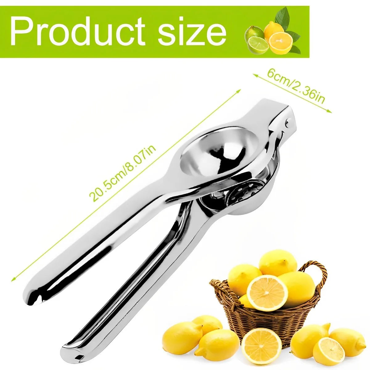 Manual Lemon Squeezer Stainless Steel Hand Pressed Orange Fruit Juicer Portable Home Kitchen Tools Mini Blender Squeezer