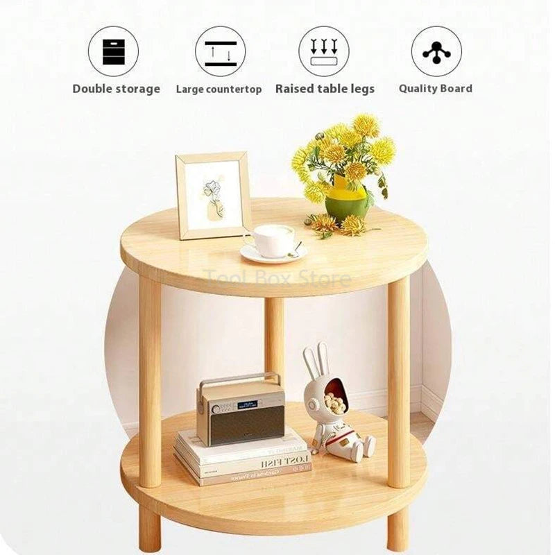Living Room Sofa Side Table Corner Table Bedroom Bedside Tables Simple Modern Storage Shelf Small Cabinet Small Coffee Tables