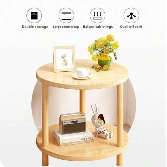 Living Room Sofa Side Table Corner Table Bedroom Bedside Tables Simple Modern Storage Shelf Small Cabinet Small Coffee Tables