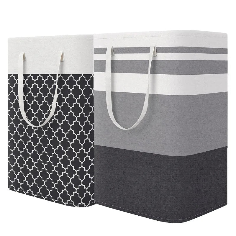 Tejesa Waterproof Fabric  for Simple Clothes Storage Box Foldable Bag Large Capacity Laundry Basket