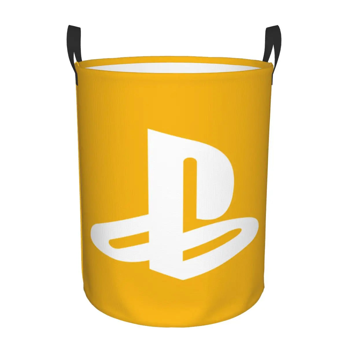 Customized Playstations Buttons Laundry Basket Collapsible Game Gamer Gift Clothes Toy Hamper Storage Bin for Kids Nursery