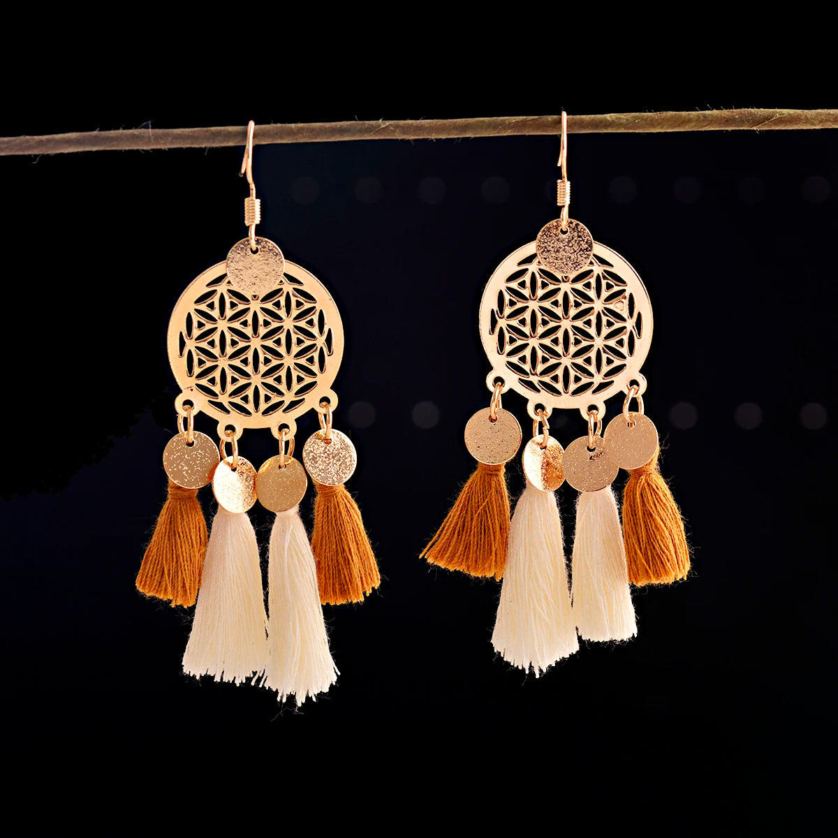 Hemasa Bohemia Vintage Tassel Earrings For Women Fashion Dream Catcher Long Tassel Earrings 2023 Summer Wedding Party Jewelry Gift