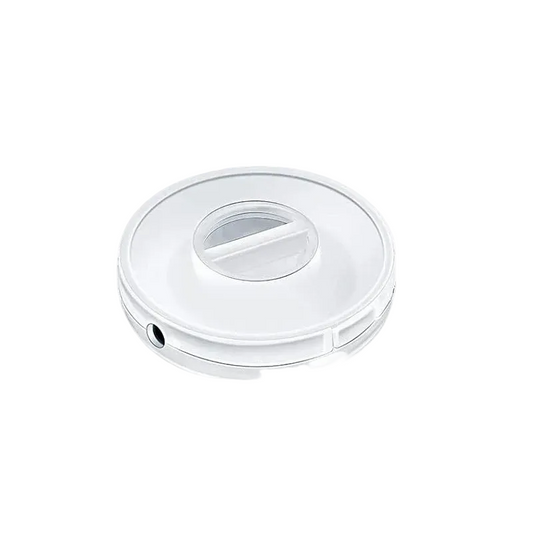 Tejesa 1/2/3pcs Rotatable Transparent Cable Winder Box Portable Round USB Cord Organizer Headphone Charging Line Management Storage Box