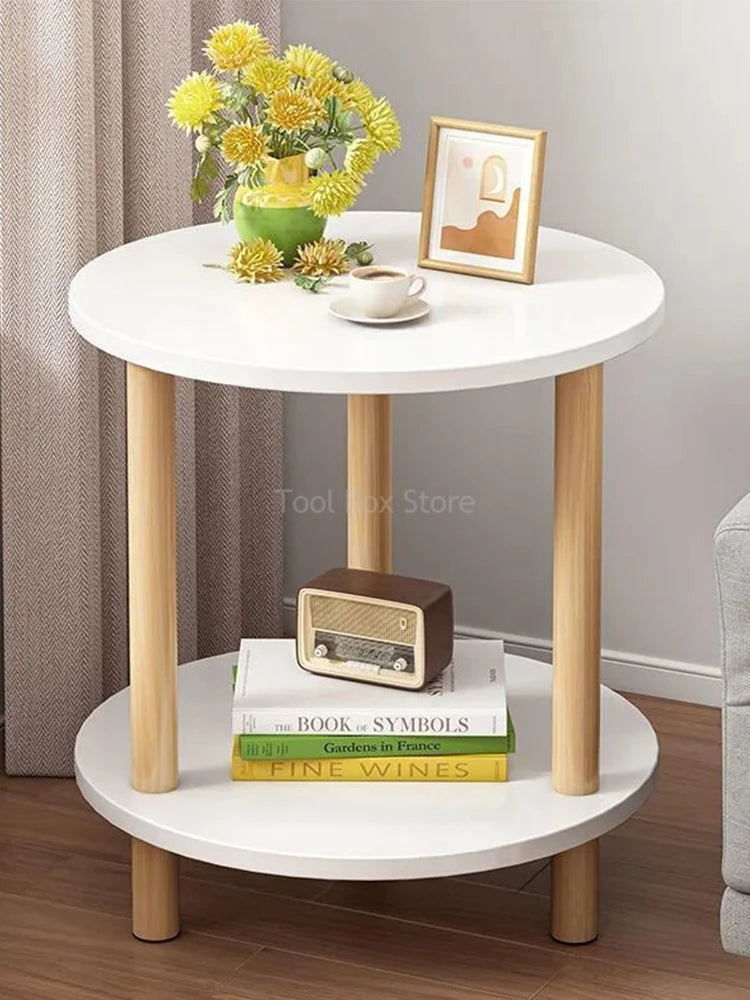 Living Room Sofa Side Table Corner Table Bedroom Bedside Tables Simple Modern Storage Shelf Small Cabinet Small Coffee Tables