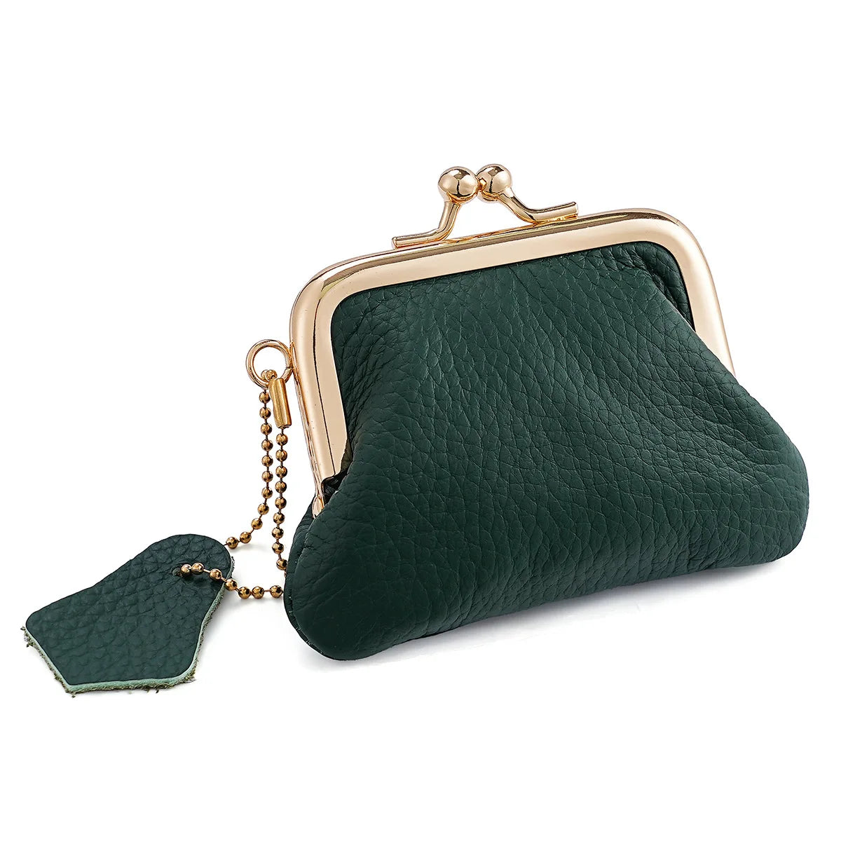 Tejesa  Multi-Color Genuine Leather Mini Coin Purse Compact Change Wallet Top Layer Cowhide Women Small Wallet